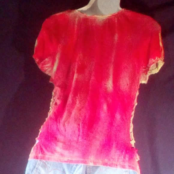 Chadwicks Upcycled PLUR Distressed Tee - Picture 3 of 4